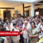 ಅಗಲಿದ ನಾಯಕನಿಗೆ ಅಂತಿಮ ನಮನ ಸಲ್ಲಿಸಿದ ಮಾಜಿ ಸಿಎಂ ಬಿ.ಎಸ್.ಯಡಿಯೂರಪ್ಪ