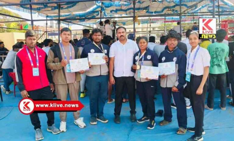 Department of Youth Empowerment and Sports ಶಿವಮೊಗ್ಗ ಜಿಲ್ಲೆಗೆ ಕರ್ನಾಟಕ ಕ್ರೀಡಾಕೂಟದಲ್ಲಿ ಎರಡು ಪದಕ