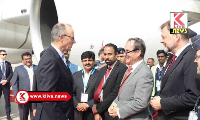 ಜರ್ಮನಿಯ ಚಾನ್ಸಲರ್ ಫೆಡ್ರಿಕ್ ಮೆರ್ಜ್ ಅವರಿಗೆ ಬೆಂಗಳೂರಲ್ಲಿ ಭವ್ಯ ಸ್ವಾಗತ