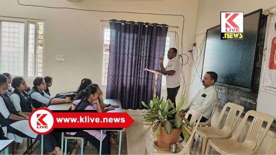 Shikaripur ಶಿಕಾರಿಪುರದಲ್ಲಿ ಸೈಬರ್ ಜಾಗೃತಿ‌ ಕಾರ್ಯಕ್ರಮ.