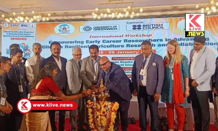 Keladi Shivappanayaka University of Agricultural ಹವಾಮಾನ ಆಧರಿಸಿದ ಕೃಷಿಬೆಳೆಗಳಿಗೆ ಸಕಾಲಿಕ ಸಲಹೆಗಳ ಪ್ಯಾಕೇಜ್ ಅಗತ್ಯವಿದೆ- ಡಾ.ಪಿ.ಚಂದ್ರಶೇಖರ್