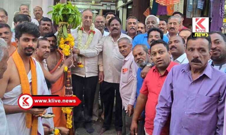 ಶಿವಮೊಗ್ಗ ಮಾರಿಕಾಂಬ ಜಾತ್ರೆ ಪೂರ್ವ “ಚಪ್ಪರ ಶಾಸ್ತ್ರ” ಪೂಜೆ
