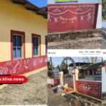 ಶಾಲಾಕಟ್ಟಡಕ್ಕೆ ಸುಣ್ಣಬಣ್ಣ ಮಾಡಿ ಸೌಂದರ್ಯ ಹೆಚ್ಚಿಸಿದ ಎನ್ಎಸ್ಎಸ್ ಶಿಬಿರಾರ್ಥಿಗಳು.