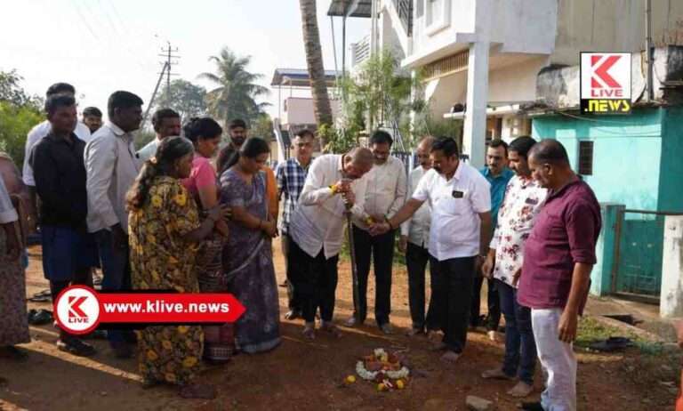 S.N.Chennabasappa ಶಾಸಕ ಚೆನ್ನಿ ಅವರಿಂದ ಕಾಮಗಾರಿಗಳಿಗೆ ಭೂಮಿಪೂಜೆ