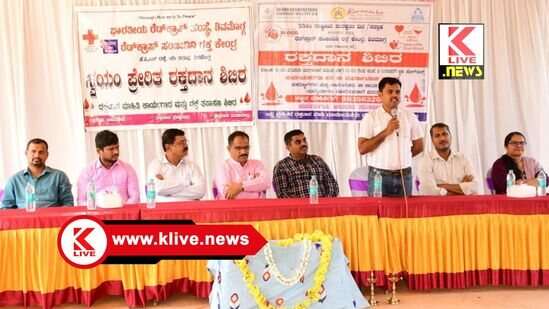 ಎಲ್ಲಾ ಯುವಜನರೂ ಸ್ವಪ್ರೇರಣೆಯಿಂದ ರಕ್ತನೀಡಿ, ಪವಿತ್ರ ರಕ್ತದಾನಿಗಳಾಗಿ- ಡಿ.ಆರ್.ಸಂದೀಪ್.