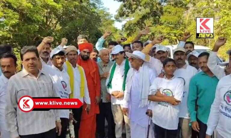 ಹೊಸನಗರ ವಿಧಾನ ಸಭಾ ಕ್ಷೇತ್ರ ಮರುಸ್ಥಾಪನೆಗೆ ಆಗ್ರಹ: ಹಿರಿಯ ರಾಜಕಾರಣಿ ಬಿ.ಸ್ವಾಮಿರಾವ್ ನೇತೃತ್ವದಲ್ಲಿ ಪಾದಯಾತ್ರೆ