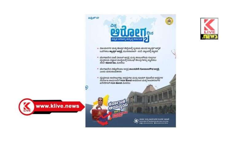 CM Siddharamaiah ಆರೋಗ್ಯ ಕ್ಷೇತ್ರಕ್ಕೆ ಸರ್ಕಾರದಿಂದ ಹಚ್ಚಿನ ಮುತುವರ್ಜಿವಹಿಸಲಾಗಿದೆ- ಮುಖ್ಯಮಂತ್ರಿ ಸಿದ್ಧರಾಮಯ್ಯ