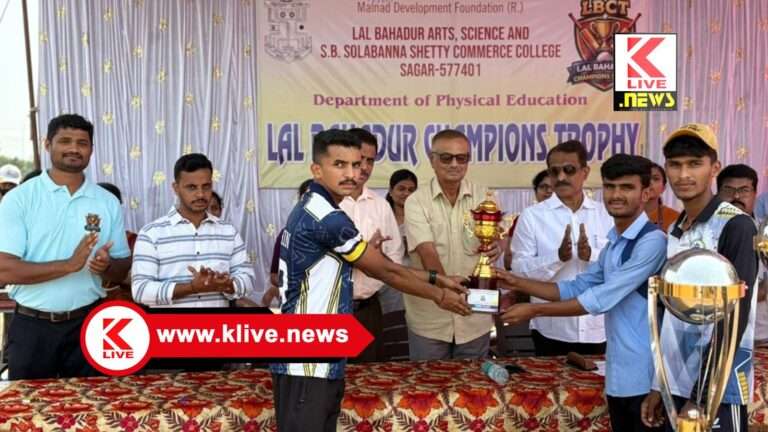 Cricket ಓದಿನ ಜೊತೆ ಕ್ರೀಡೆಗೂ ಹೆಚ್ಚನ ಆಸಕ್ತಿ ತೋರಿಸಿ- ಬಿ.ಆರ್.ಜಯಂತ್.