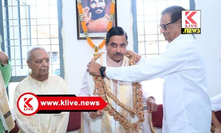 Prahlad Joshi ಸಾಗರದ ಎಲ್.ಬಿ.ಕಾಲೇಜಿಗೆ ಕೇಂದ್ರ ಸಚಿವ ಪ್ರಹ್ಲಾದ ಜೋಷಿ ಭೇಟಿ.
