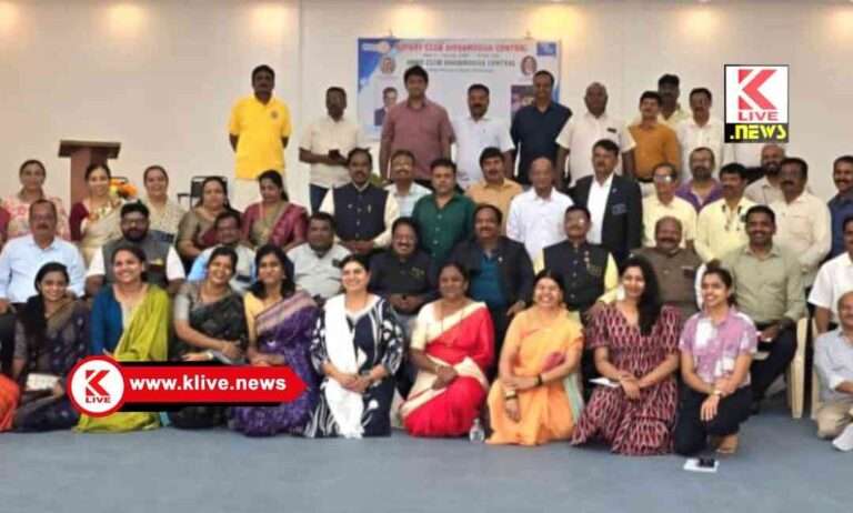 Rotary Organization ಸಮಾಜಮುಖಿ ಸೇವೆಗಳ ಮೂಲಕ ರೋಟರಿ ಸಂಸ್ಥೆ ಮುಂಚೂಣಿಯಲ್ಲಿದೆ- ರೋಟರಿ ಗೌರ್ನರ್ ಕೆ.ಫಾಲಾಕ್ಷ